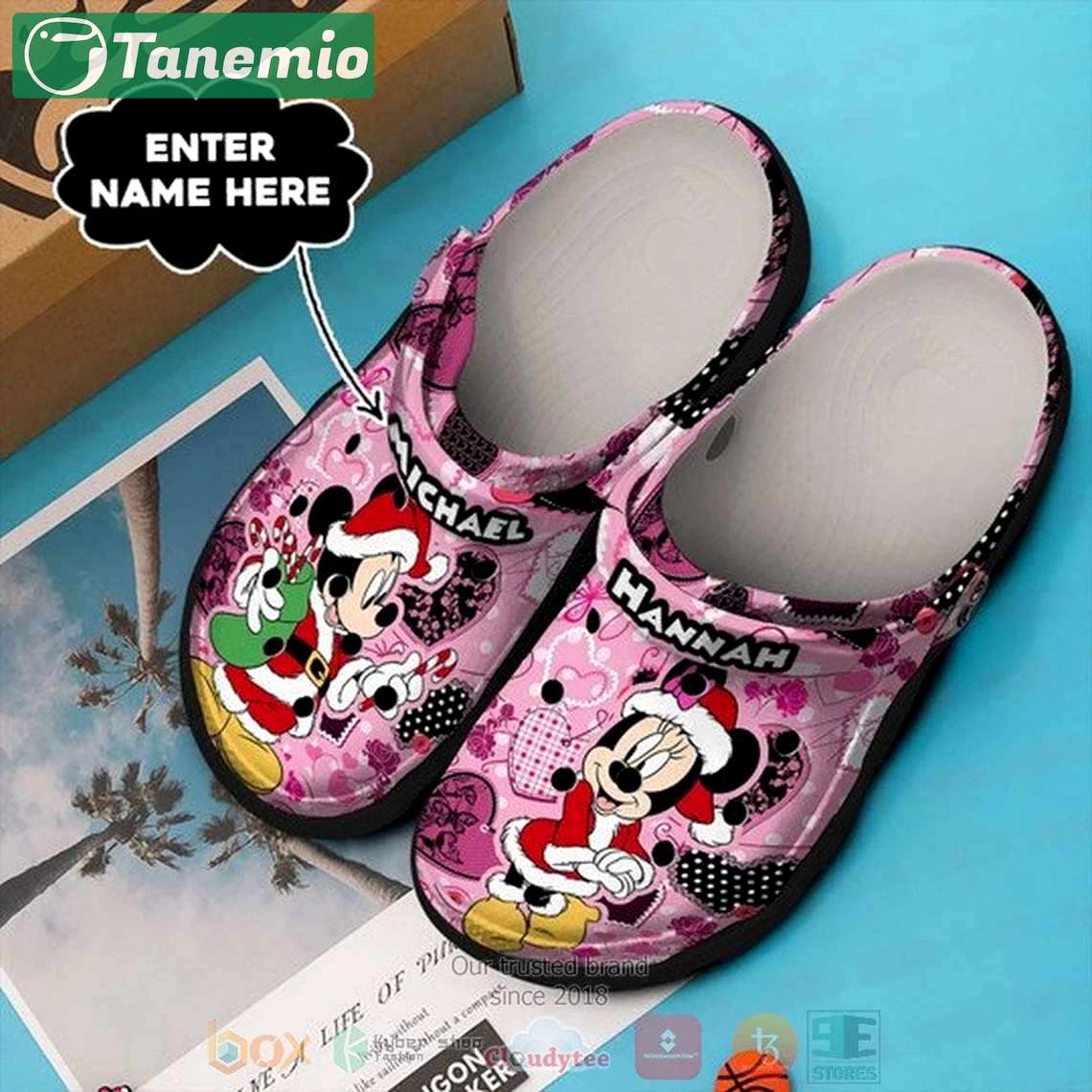 Crocs outfit - disney mickey minnie christmas custom name santa claus cosplay christmas crocs clogs crocband shoes - 609 Crocs Outfit