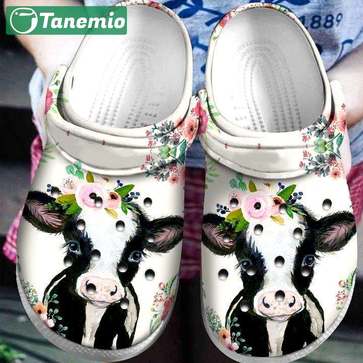 Crocs outfit - farmer heifer cow floral beauty and the beast crocs crocband clogs - 684 Crocs Outfit