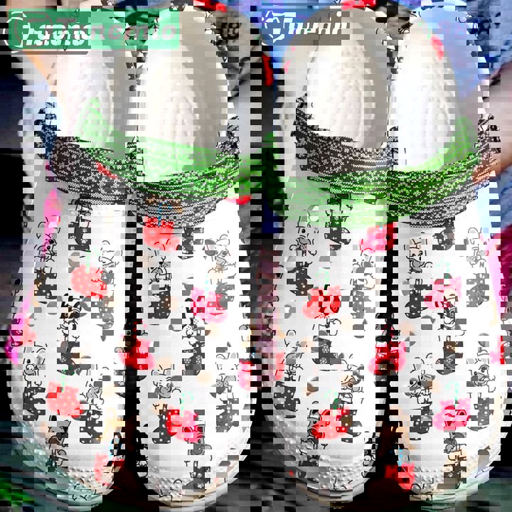 Crocs outfit - french bulldog frenchies in socks christmas crocs crocband clog shoes for men women - 735 Crocs Outfit