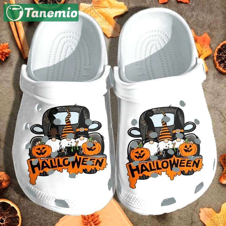 Crocs outfit - gnomies gnome farm truck pumpkin halloween crocs crocband clogs shoes - 774 Crocs Outfit