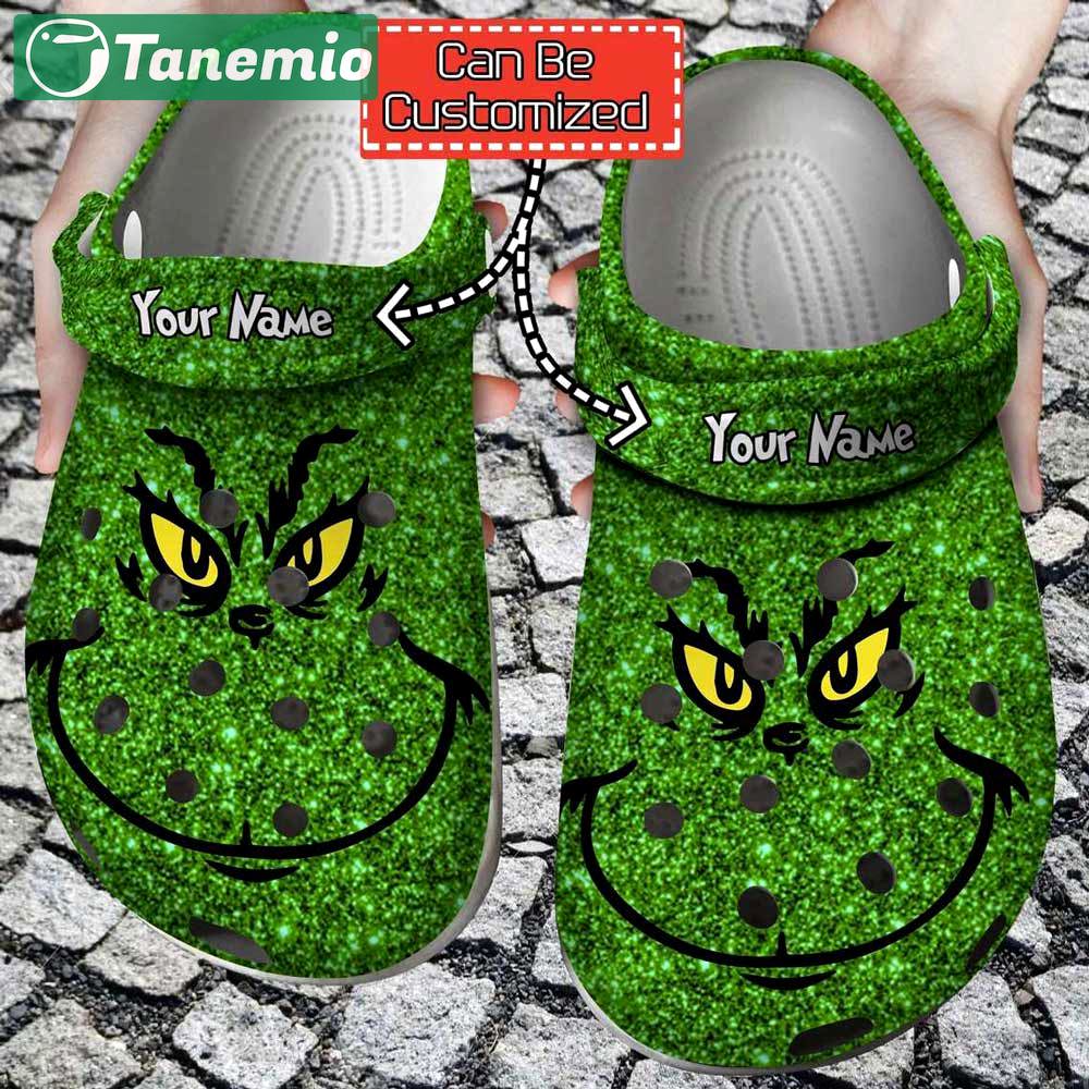 Crocs outfit - grinch christmas light custom name crocs clogs crocband shoes - 793 Crocs Outfit