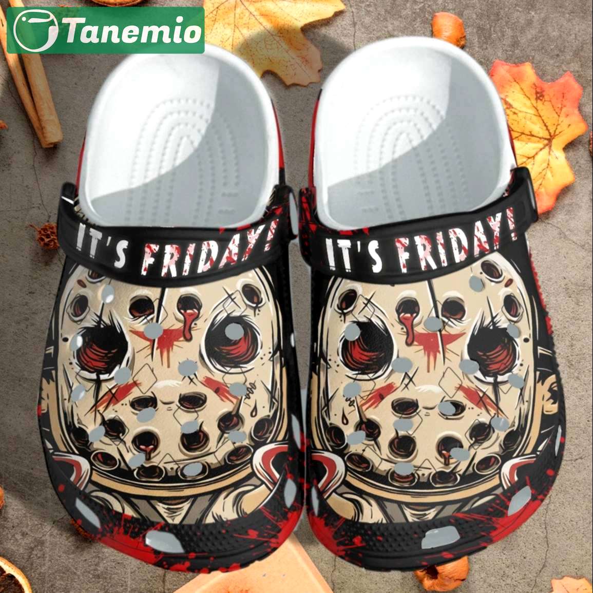 Crocs outfit - halloween creepy jason chibi it’s friday 13th crocs crocband clogs - 845 Crocs Outfit