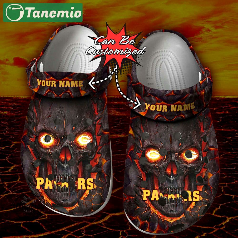 Crocs outfit - halloween crocs personalized green bay packers skull lava clogs crocband shoes - 899 Crocs Outfit