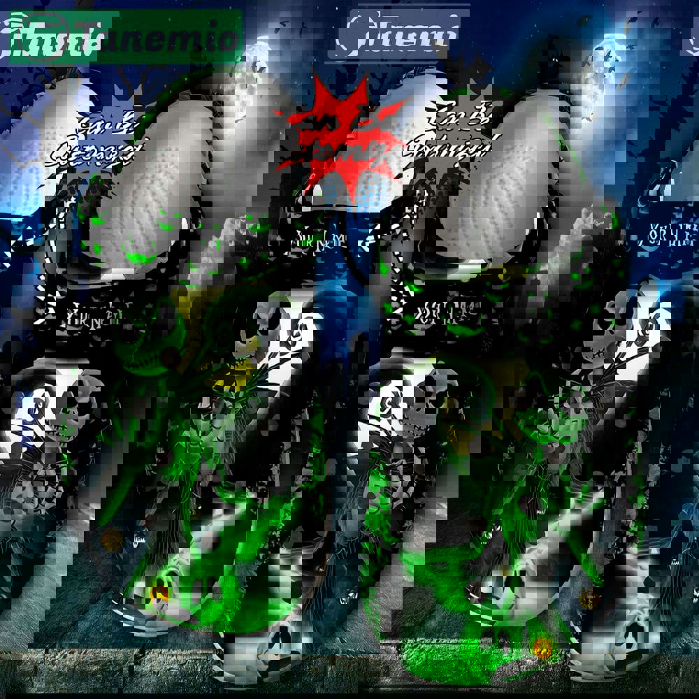 Crocs outfit - halloween crocs personalized jack skellington green nightmare before christmas clogs crocband shoes - 947 Crocs Outfit