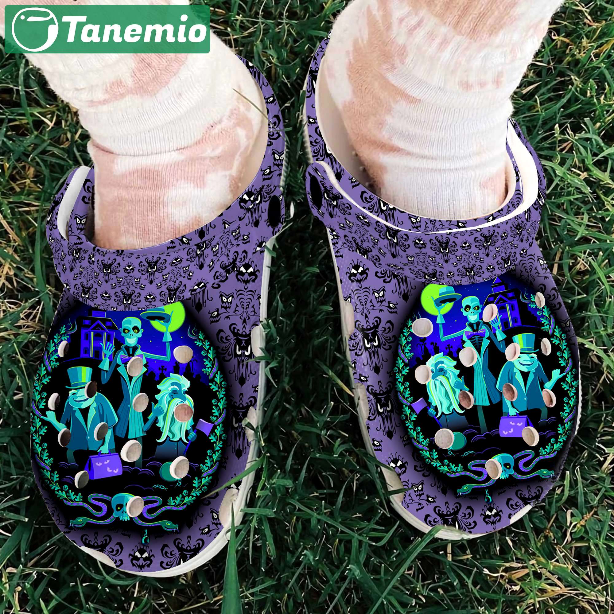 Crocs outfit - halloween haunted mansion ghost crocs crocband clogs - 1037 Crocs Outfit