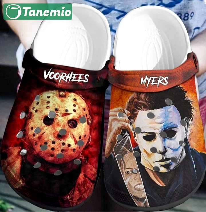 Crocs outfit - halloween jason voorhees and michael myers horror movie characters crocs crocband clogs - 1057 Crocs Outfit