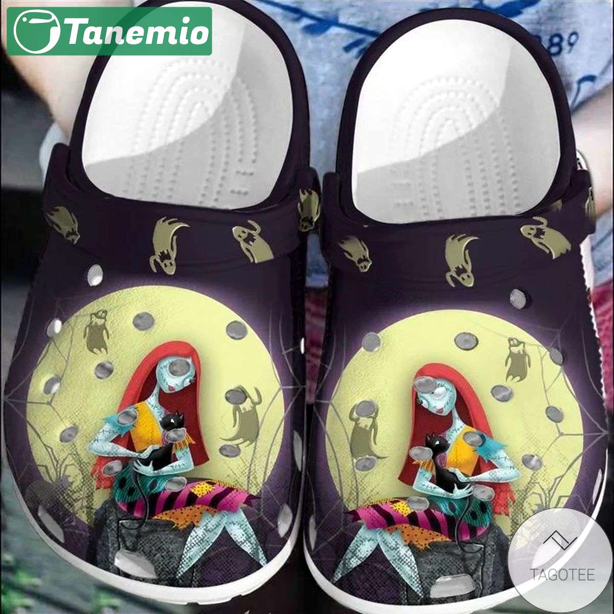 Crocs outfit - halloween sally skellington tnbc crocs crocband clogs - 1105 Crocs Outfit