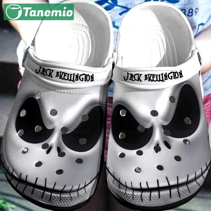 Crocs outfit - horror jack skellington face crocs crocband clogs shoes - 1259 Crocs Outfit
