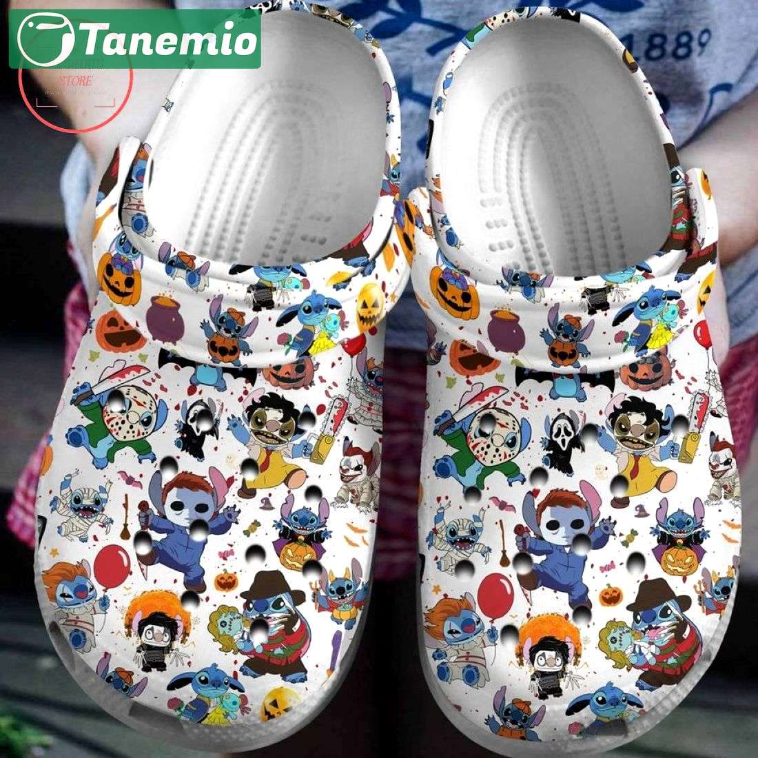 Crocs outfit - horror stitch halloween crocs crocband clogs shoes - 1268 Crocs Outfit