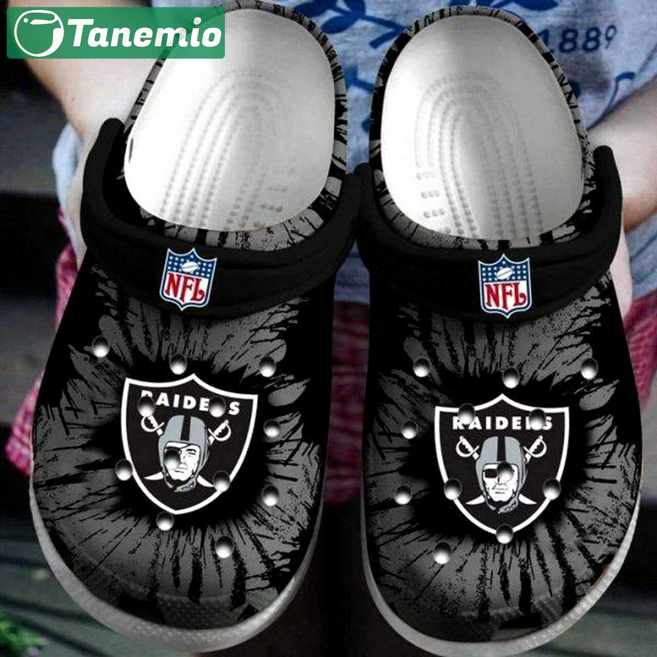 Crocs outfit - oakland raiders nfl football crocs crocband clogs - 1585 Crocs Outfit