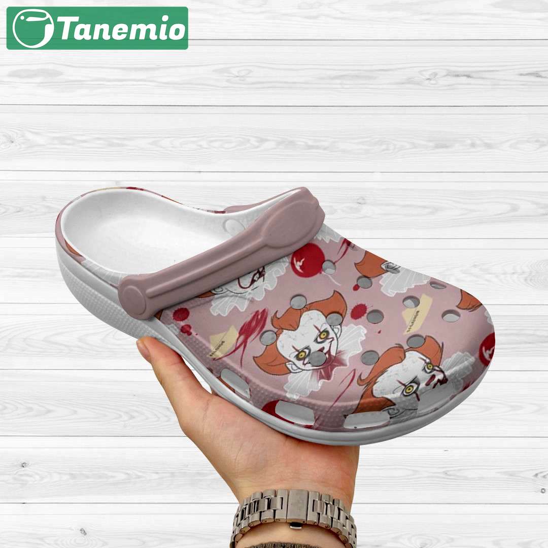 Crocs outfit - pennywise red balloon pink crocs crocband clogs shoes - 1607 Crocs Outfit