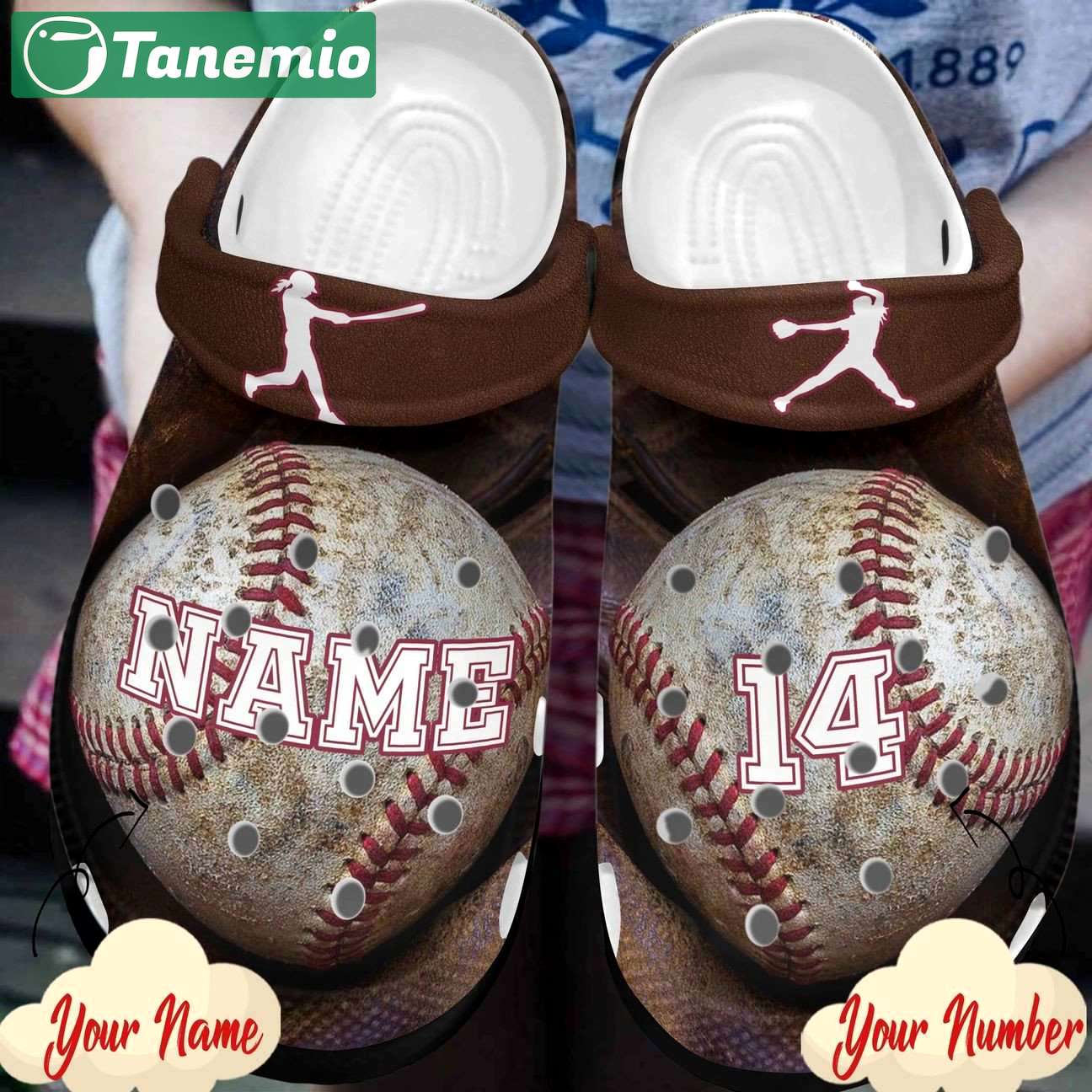 Crocs outfit - personalized baseball crocs crocband clogs - 1621 Crocs Outfit