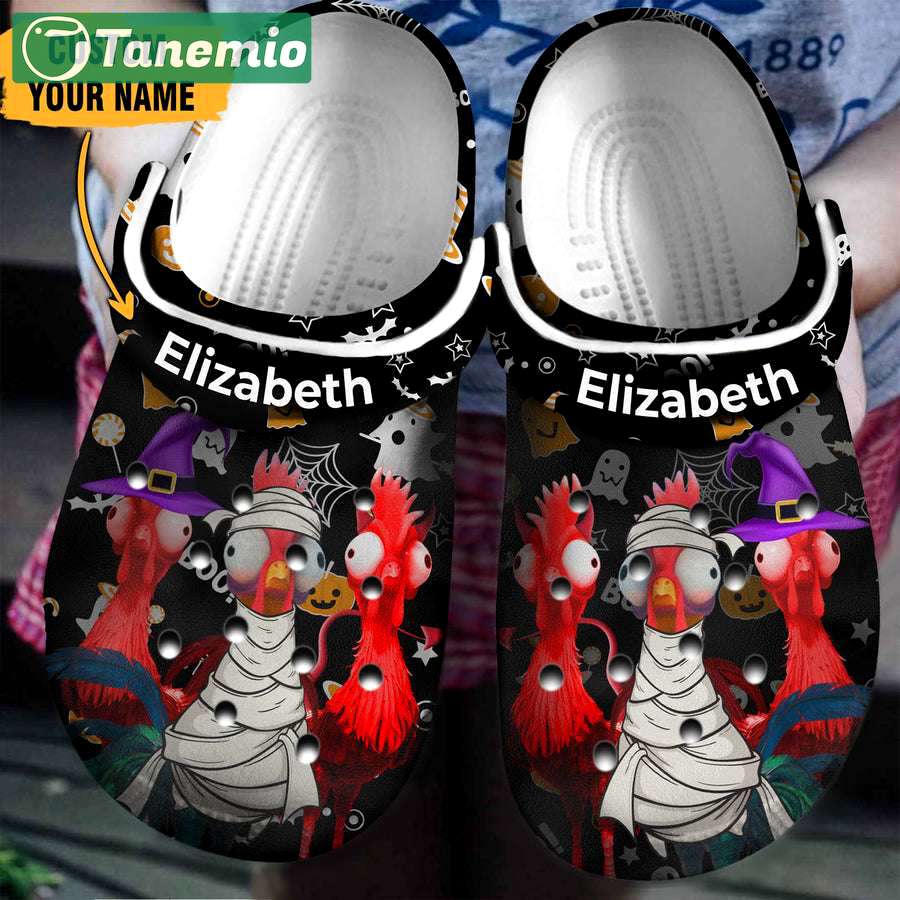 Crocs outfit - personalized chicken cosplay halloween crocs clogs crocband shoes - 1653 Crocs Outfit