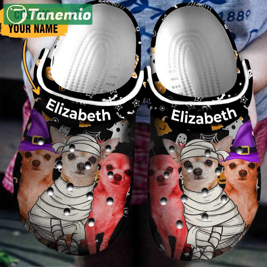 Crocs outfit - personalized chihuahua dogs cosplay halloween crocs clogs crocband shoes - 1655 Crocs Outfit