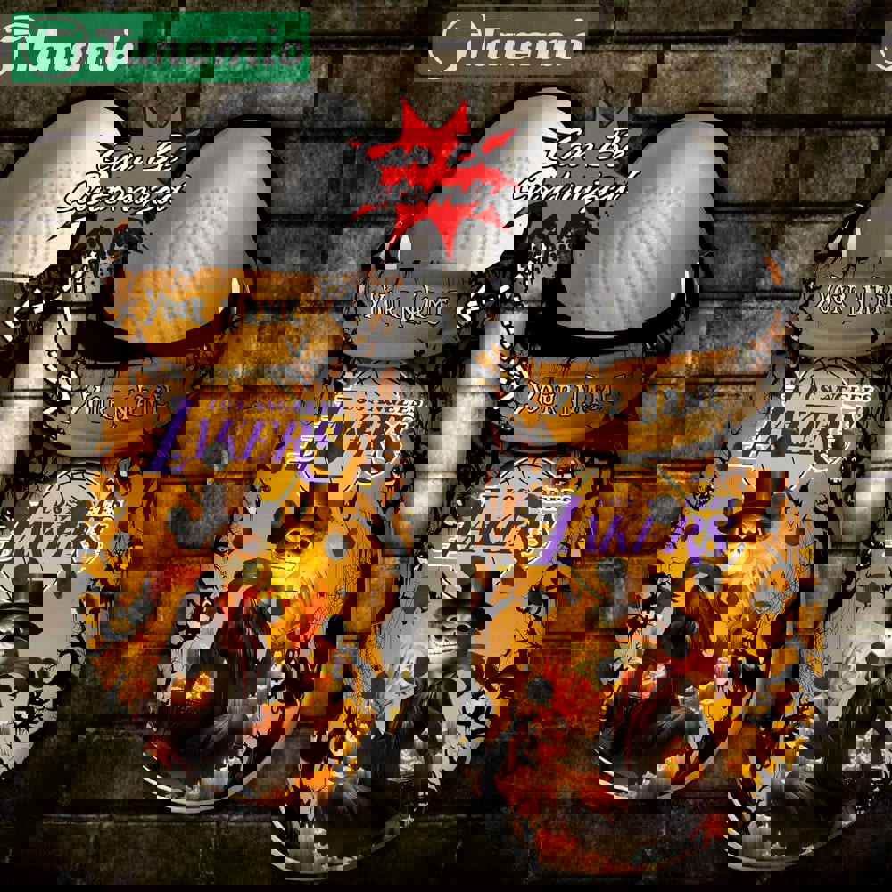 Crocs outfit - personalized los angeles lakers halloween light nightmare before christmas crocs clogs crocband shoes - 1762 Crocs Outfit