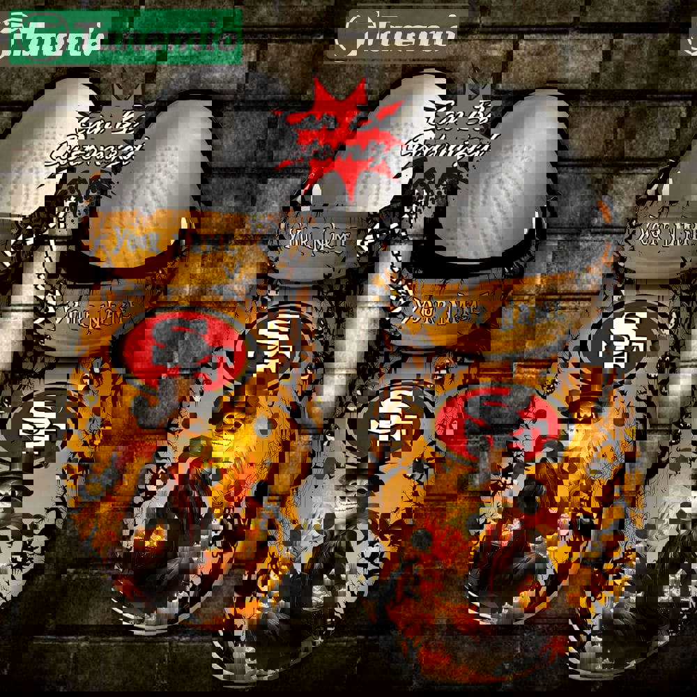 Crocs outfit - personalized sf 49ers halloween light nightmare before christmas crocs clogs crocband shoes - 1828 Crocs Outfit