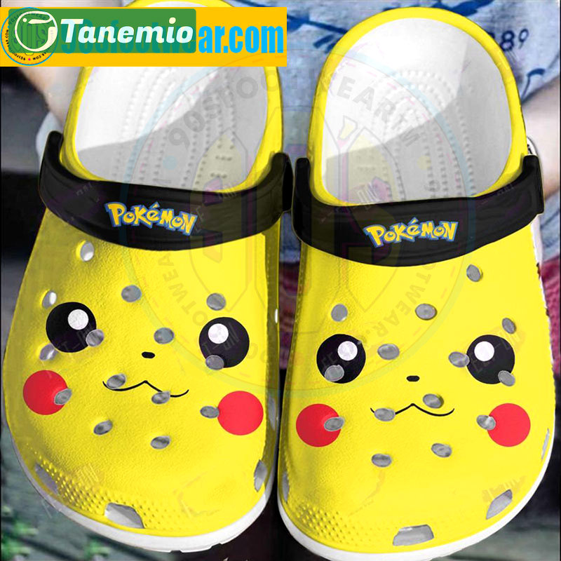 Crocs outfit - pokemon halloween crocs cute pikachu face classic clogs - 1904 Crocs Outfit