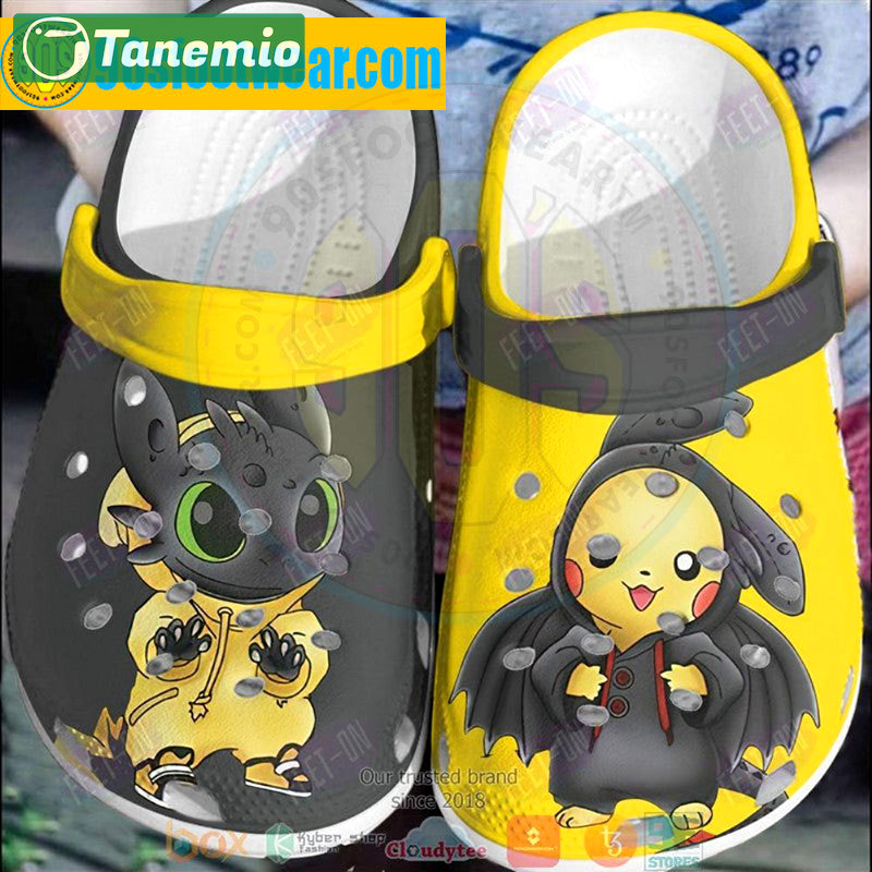 Crocs outfit - pokemon halloween crocs toothless and pikachu classic clogs - 1912 Crocs Outfit