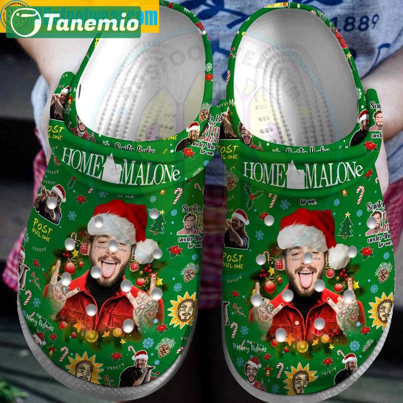 Crocs outfit - post malone crocs rap music christmas pattern classic clog shoes - 1932 Crocs Outfit