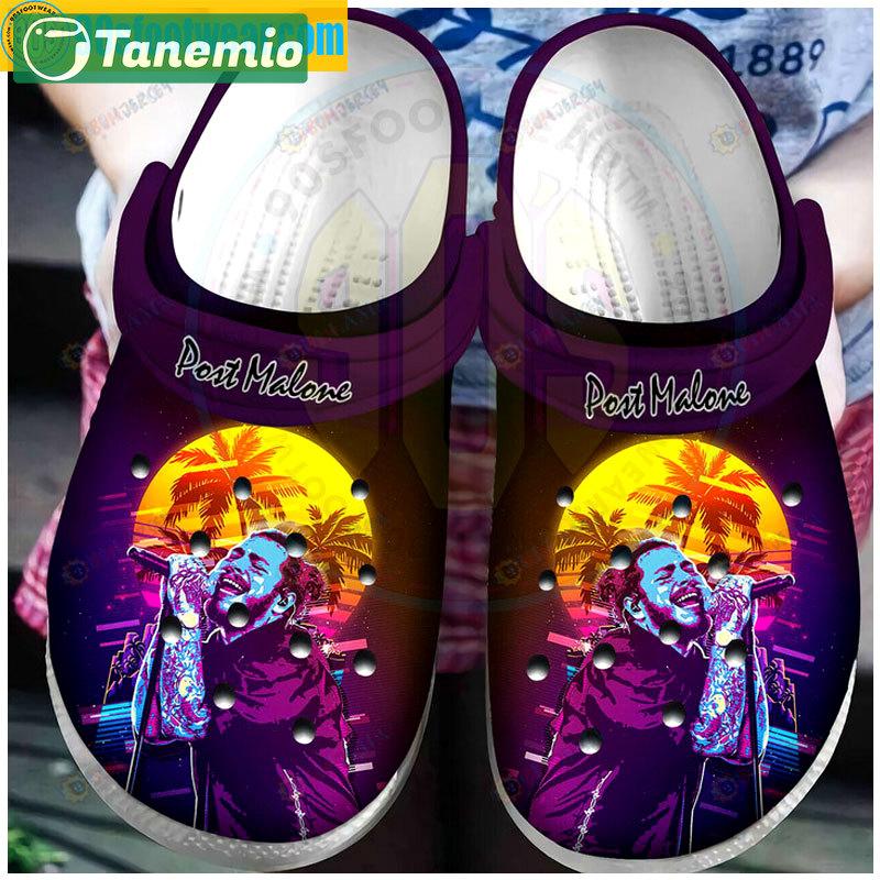 Crocs outfit - post malone crocs retro sunset rap music classic clog shoes - 1935 Crocs Outfit