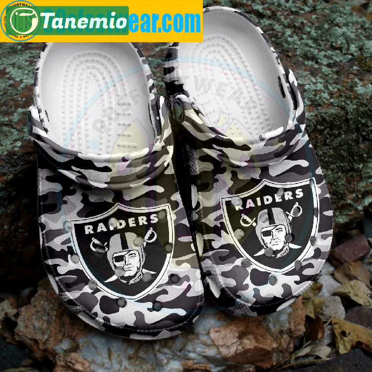 Crocs outfit - raider crocs camouflage las vegas raiders football team custom classic clog - 1959 Crocs Outfit