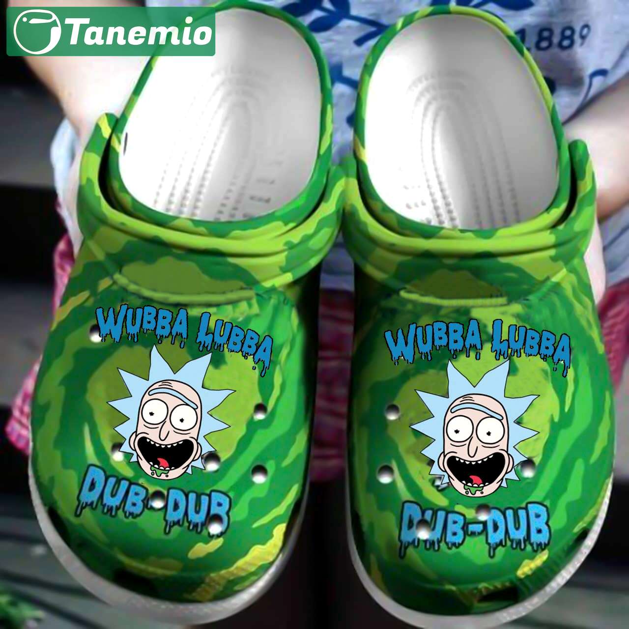 Crocs outfit - rick and morty wubba lubba dub dub crocs crocband clogs - 1982 Crocs Outfit