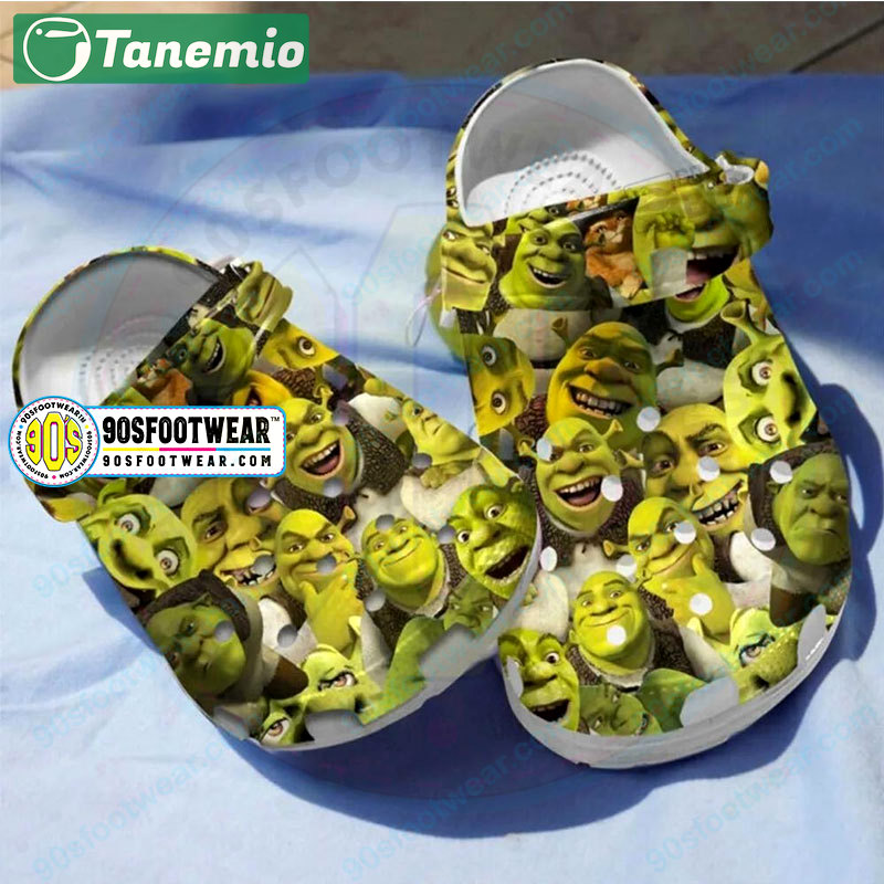Crocs outfit - shrek crocs shrek pattern fantasy comedy film clog shoes - 2009 Crocs Outfit