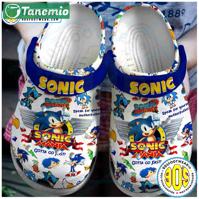 Crocs outfit - sonic crocs gotta go fast funny sonic the hedgehog movie clog shoes - 2024 Crocs Outfit