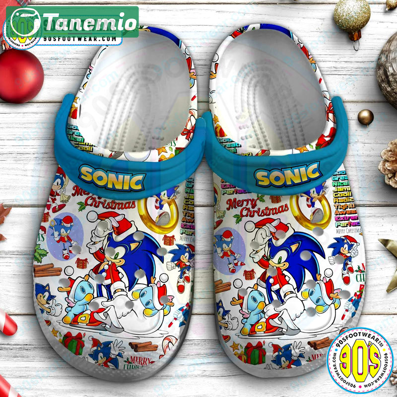 Crocs outfit - sonic crocs sonic the hedgehog game and movie christmas pattern clog shoes - 2027 Crocs Outfit