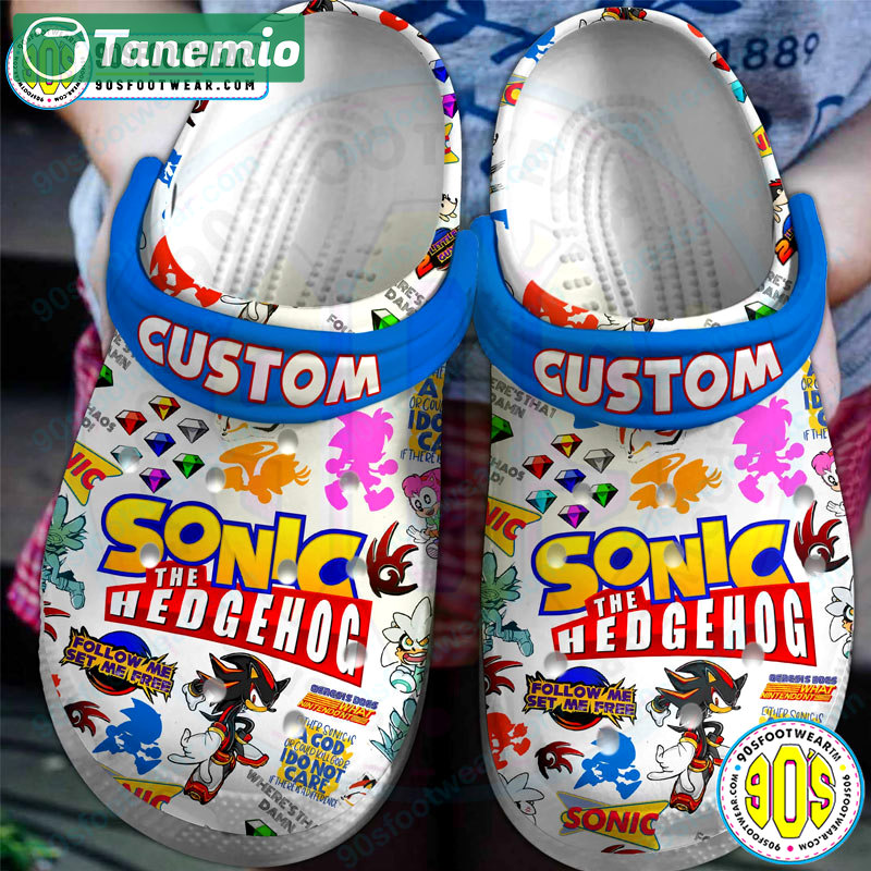 Crocs outfit - sonic personalized crocs sonic the hedgehog game and movie pattern custom clog shoes - 2029 Crocs Outfit