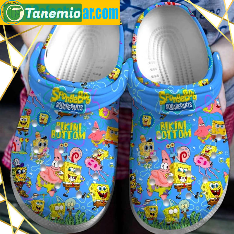 Crocs outfit - spongebob crocs cartoon pattern – spongebob squarepants clogs - 2042 Crocs Outfit
