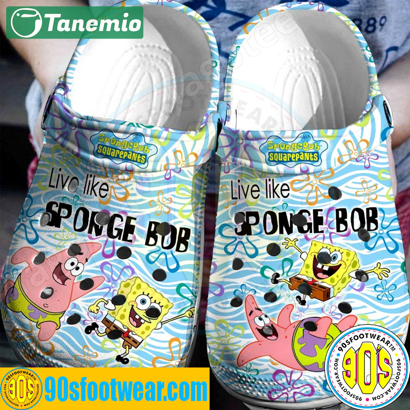 Crocs outfit - spongebob crocs live like spongebob – spongebob squarepants clogs - 2046 Crocs Outfit