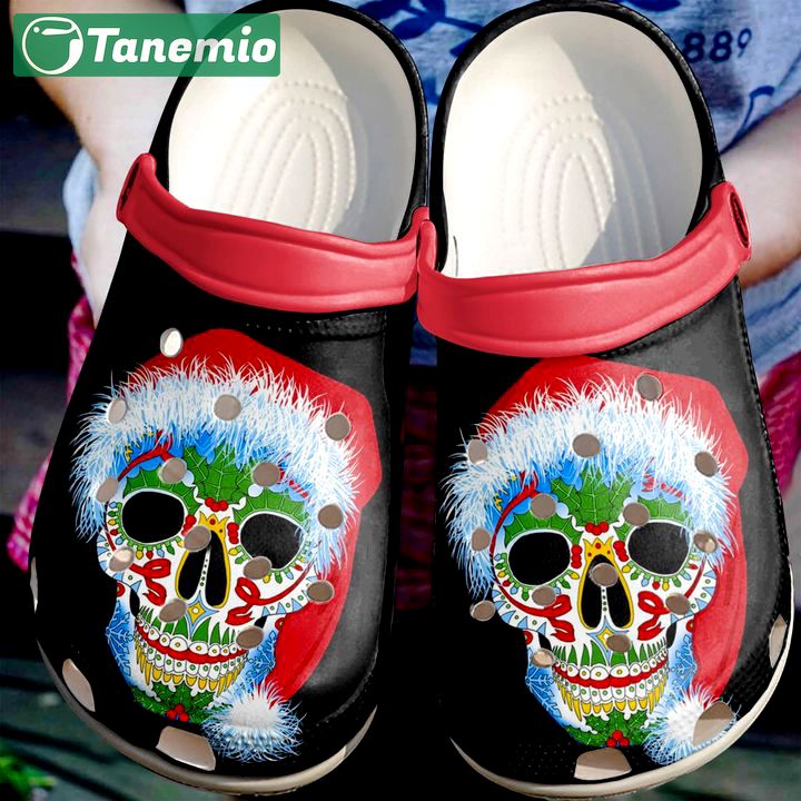 Crocs outfit - sugar skull winter christmas crocs crocband clog shoes for men women - 2131 Crocs Outfit