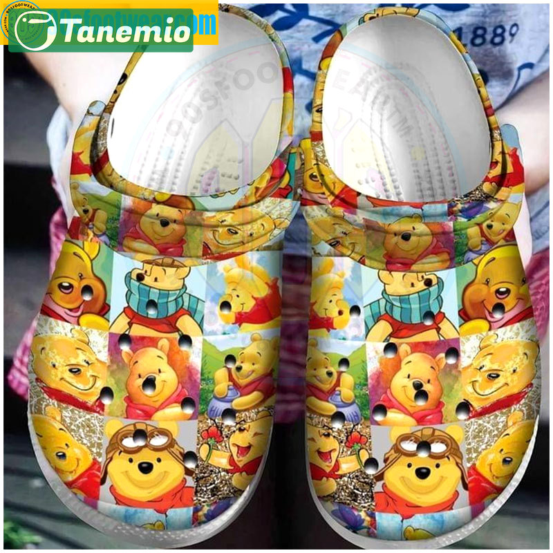 Crocs outfit - winnie the pooh crocs pooh bear colorful disney classic clog shoes - 2272 Crocs Outfit