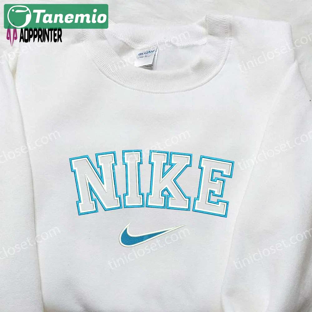 Custom nike embroidered shirt – perfect gift for wife filled x nike design Embroidered Shirt