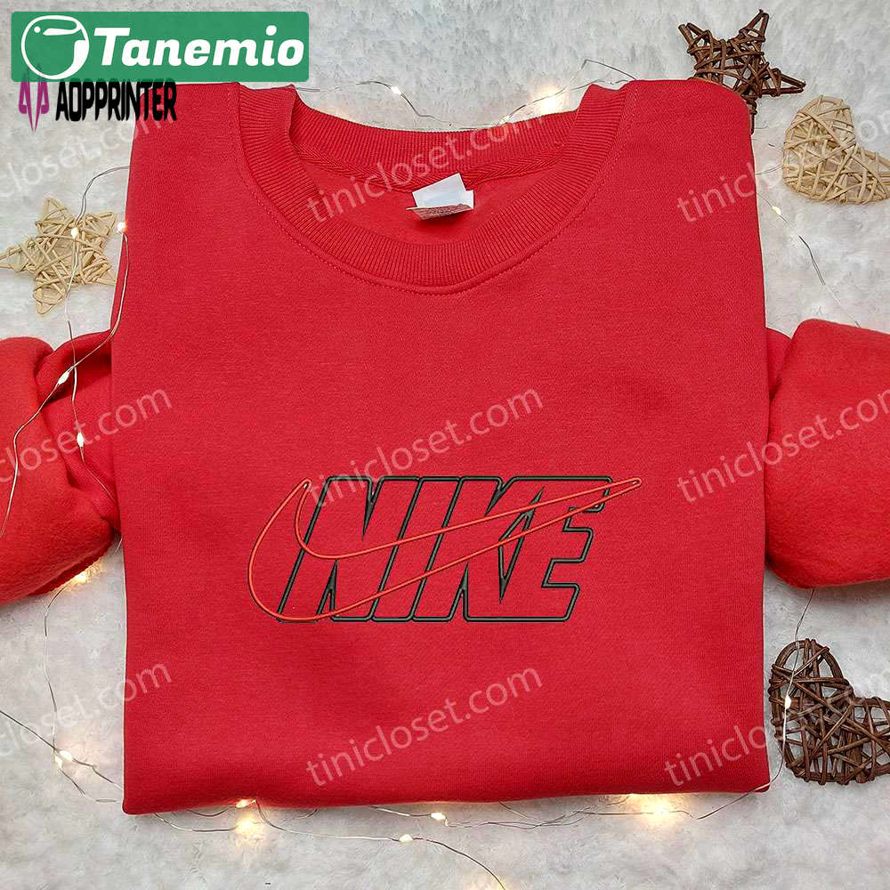 Custom nike vintage embroidered sweatshirt – best nike inspired birthday gift ideas Embroidered Shirt