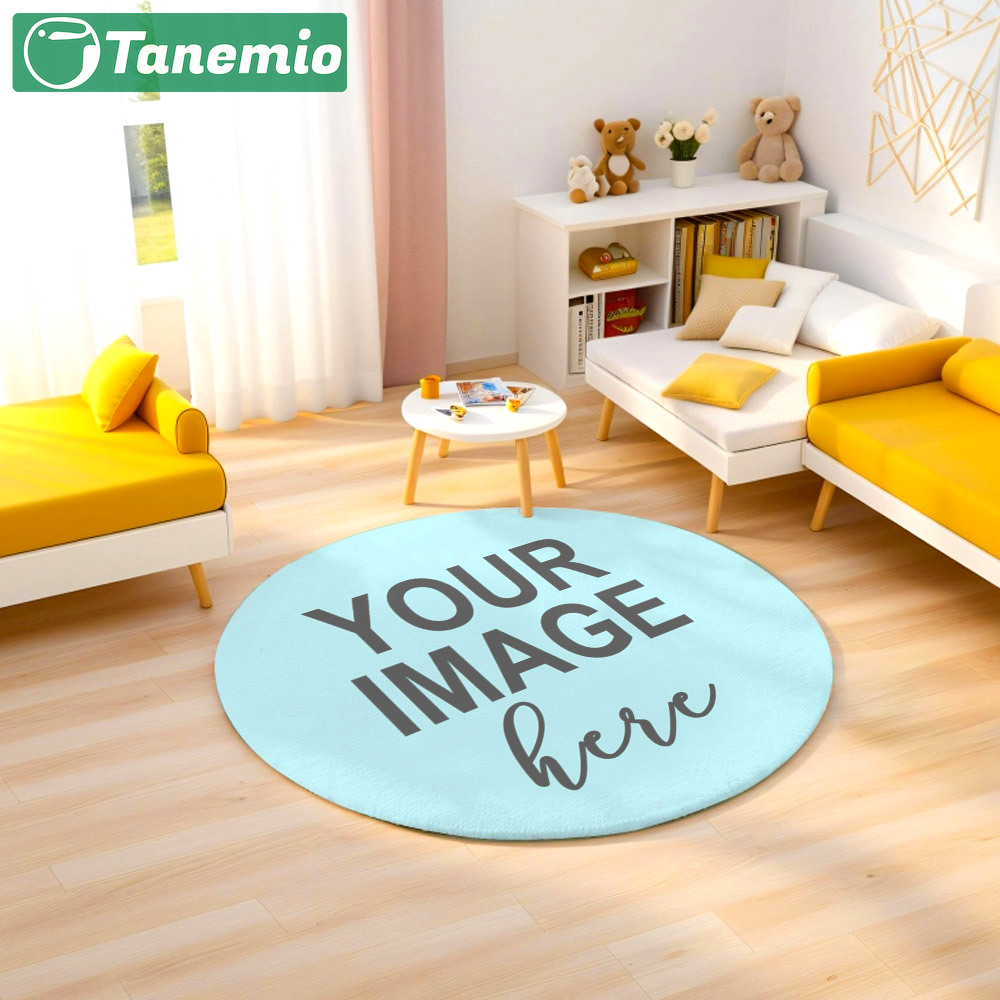 Custom personalize style unique area rug living room home decor cr1 Rectangle Rug
