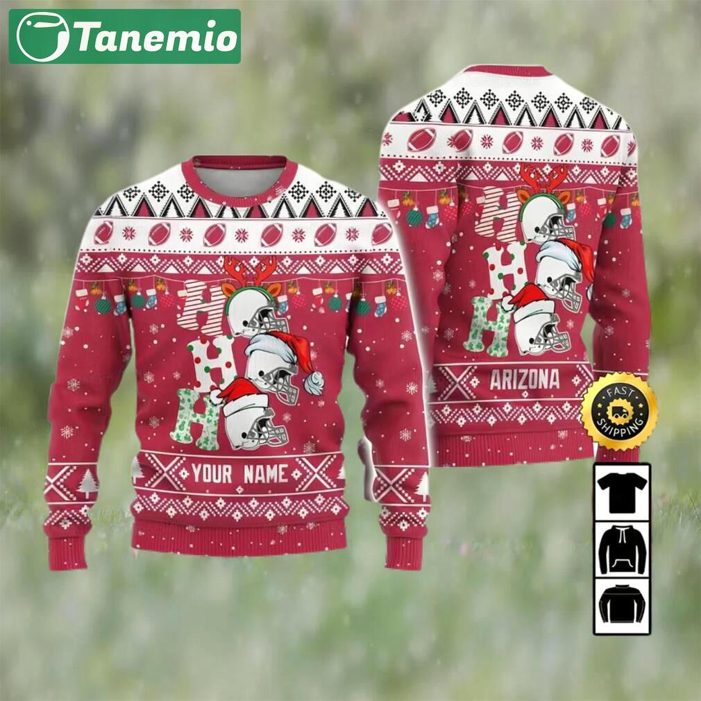 Customized arizona cardinals ugly christmas sweater, faux wool sweater, national football league, gifts for fans football nfl, football 3d ugly sweater, merry xmas ? prinvity Christmas Ugly Sweater