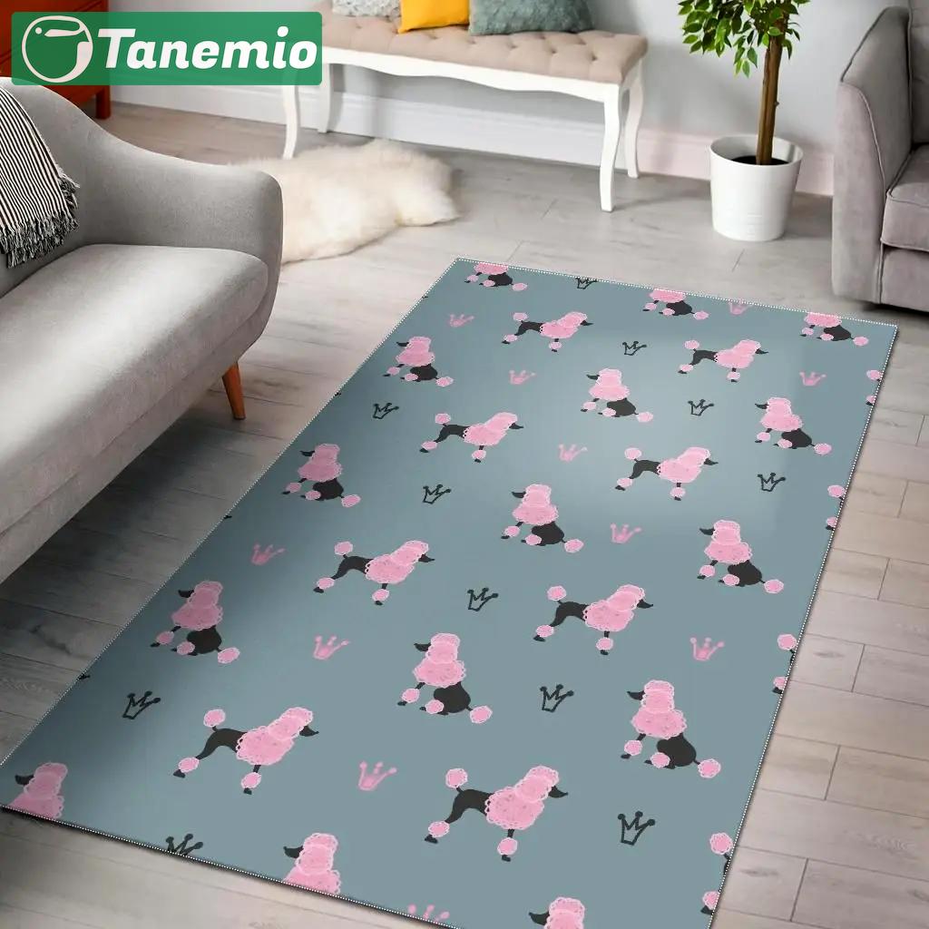 Cute pink dog animal rug nice gift area rug home decor dhcdhc ld2809 Rectangle Rug
