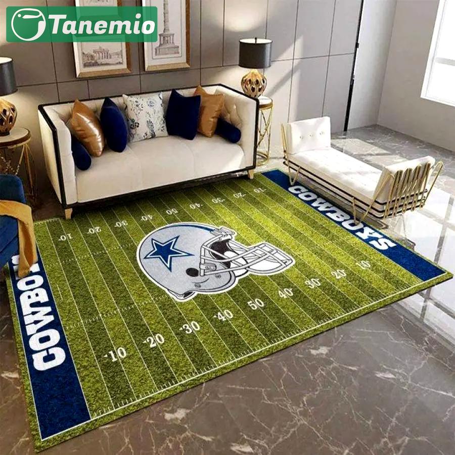 Dallas cowboys area rug living room rug home decor nfl football rb7a8e7e8220 Rectangle Rug