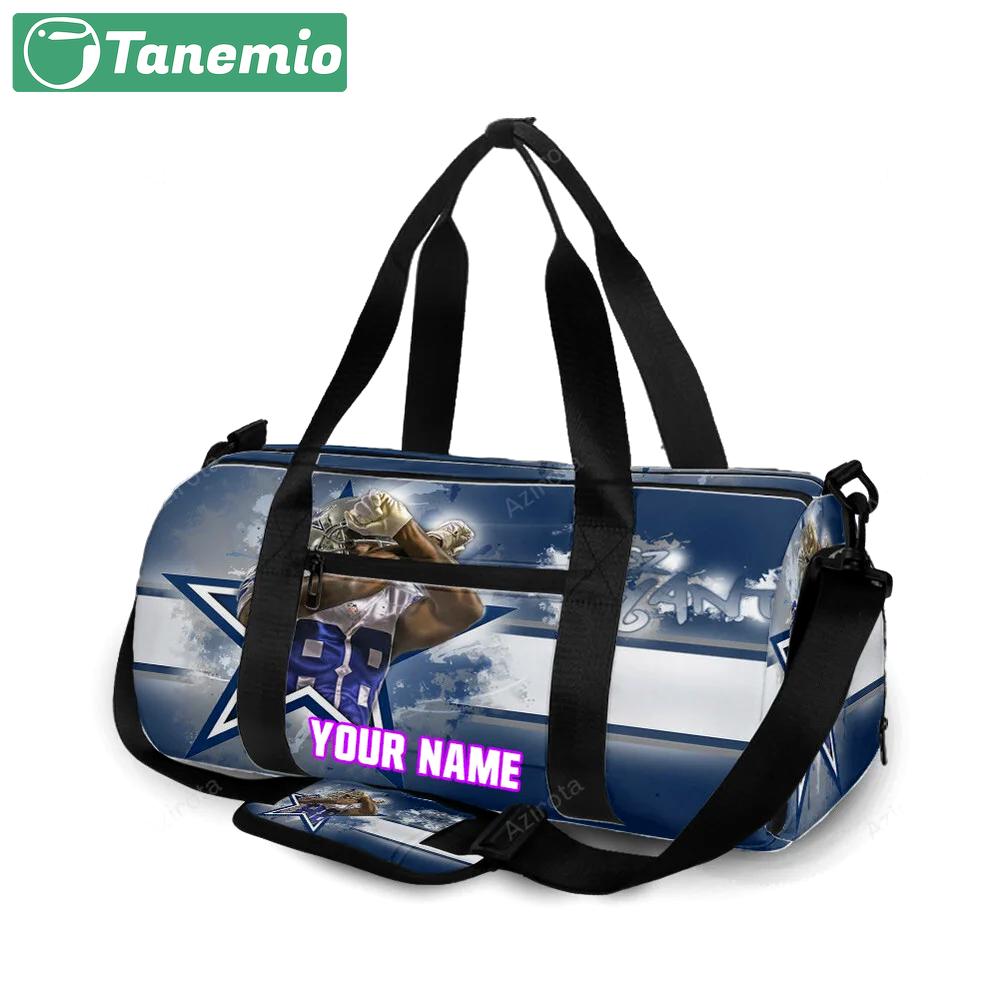 Dallas cowboys dez bryant star personalized name travel bag gym bag 1502 Travel Bag