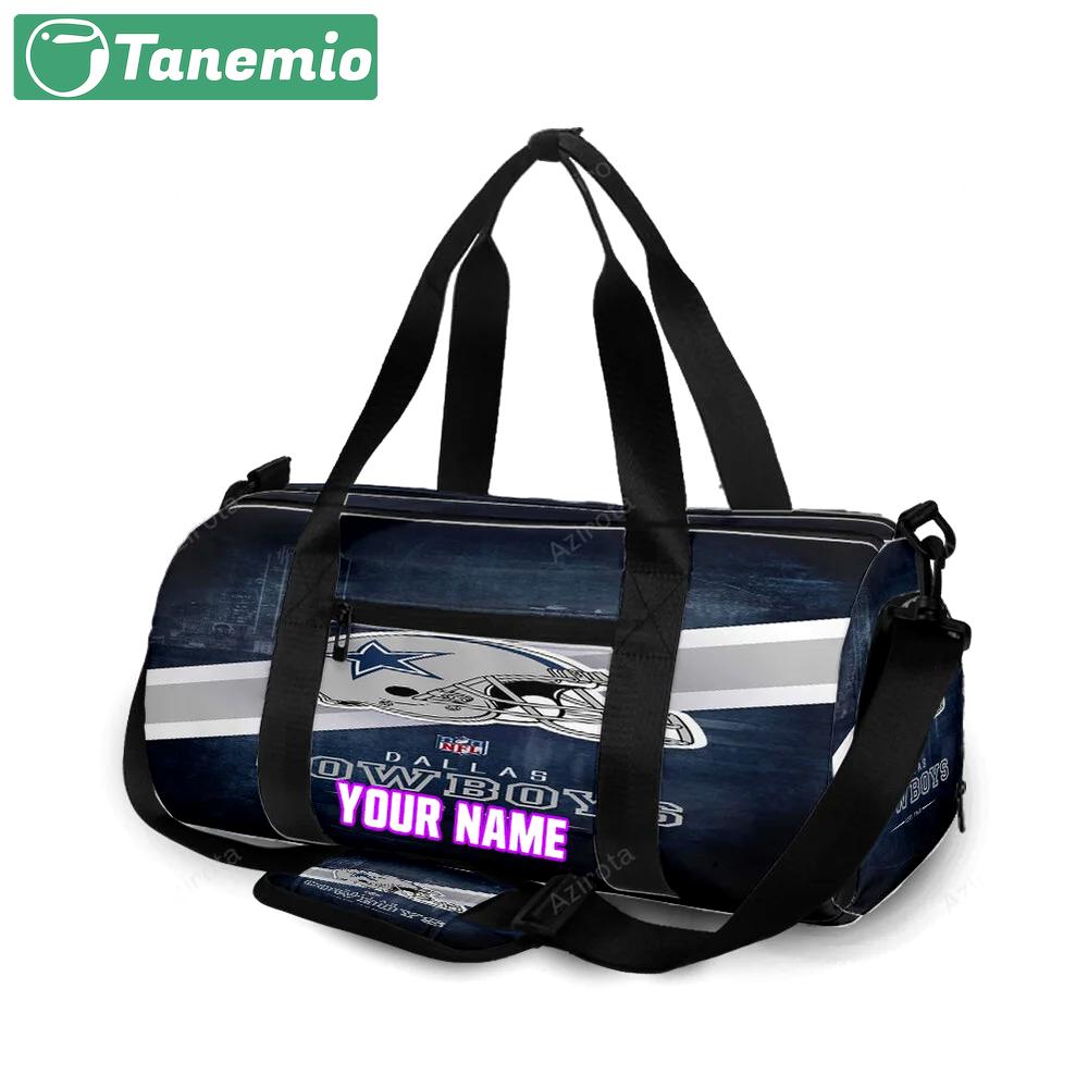 Dallas cowboys est 1960 helmet city personalized name travel bag gym bag 189 Travel Bag