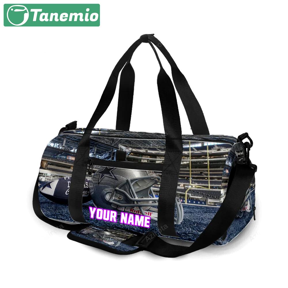 Dallas cowboys helmet on the glass personalized name travel bag gym bag 1882 Travel Bag