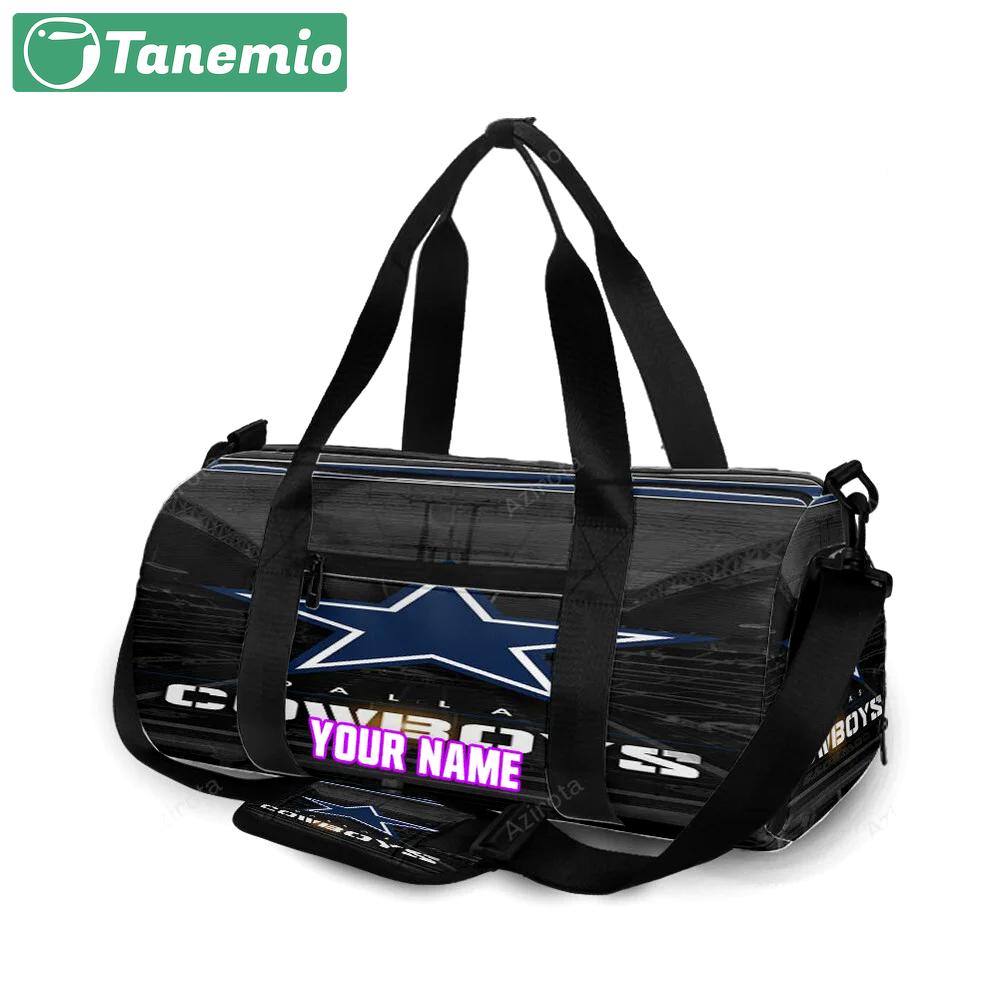 Dallas cowboys star stadium personalized name travel bag gym bag 1388 Travel Bag