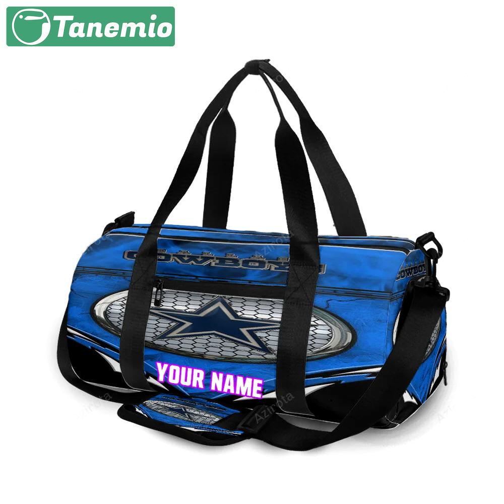 Dallas cowboys tear metal star personalized name travel bag gym bag 396 Travel Bag