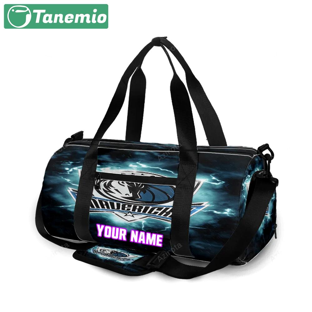 Dallas mavericks logo art 1 personalized name travel bag gym bag 1509 Travel Bag