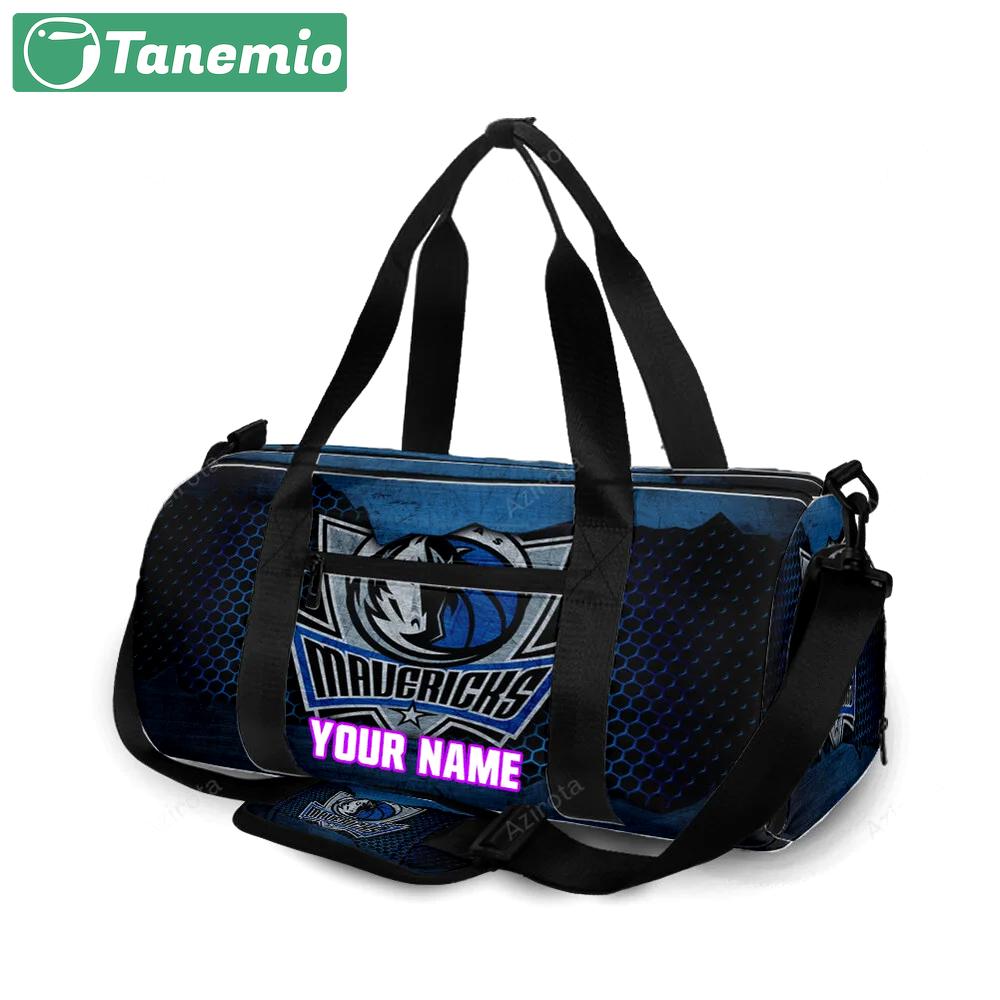 Dallas mavericks logo art 13 personalized name travel bag gym bag 1616 Travel Bag