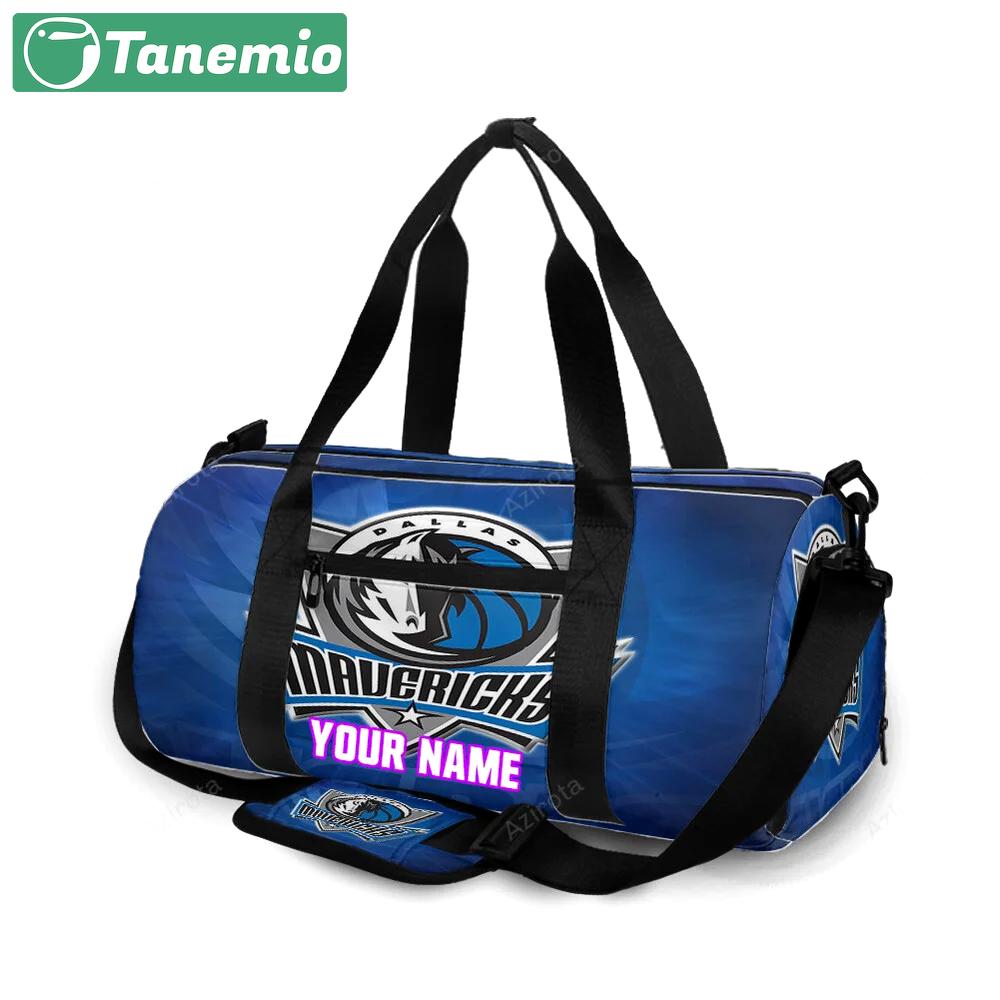 Dallas mavericks logo art 16 personalized name travel bag gym bag 1912 Travel Bag