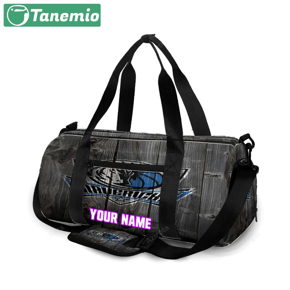 Dallas mavericks logo art 17 personalized name travel bag gym bag 1896 Travel Bag