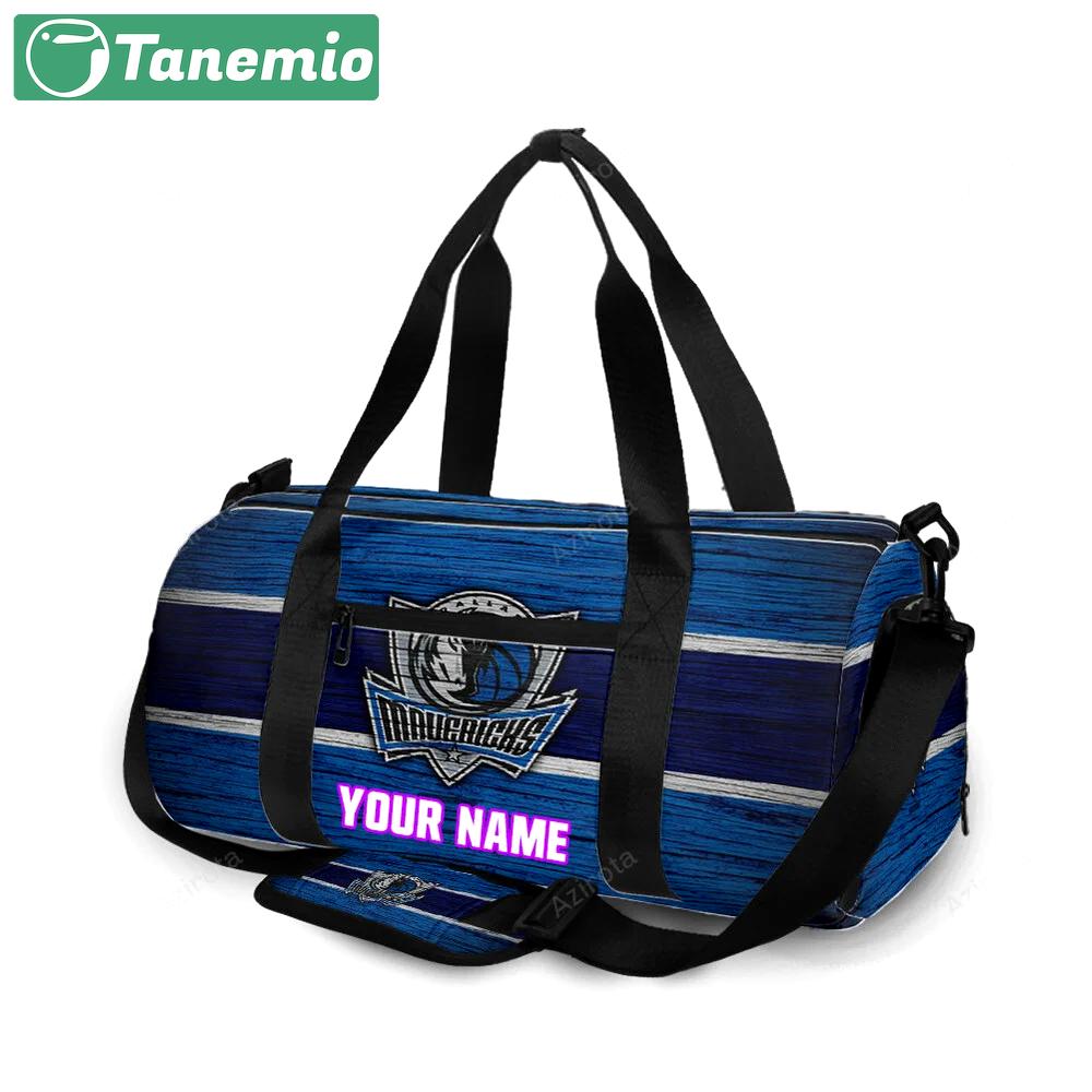 Dallas mavericks logo art 22 personalized name travel bag gym bag 656 Travel Bag